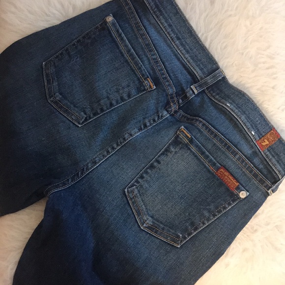7 for all mankind “cropped boot” jeans - Picture 7 of 8
